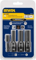 Irwin - 4 Piece Bolt Extractor Set - Clam Shell - All Tool & Supply