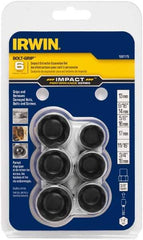 Irwin - 6 Piece Bolt Extractor Set - Magnetic Rail - All Tool & Supply