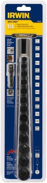 Irwin - 14 Piece Bolt Extractor Set - Magnetic Rail - All Tool & Supply