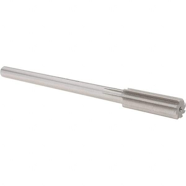 Alvord Polk - 0.612" High Speed Steel 8 Flute Chucking Reamer - Straight Flute, Straight Shank - All Tool & Supply