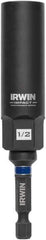 Irwin - 3/8" Drive Reverse Spiral Flute Hex Bolt Remover - 1/4" Hex, 2-1/2" OAL - All Tool & Supply