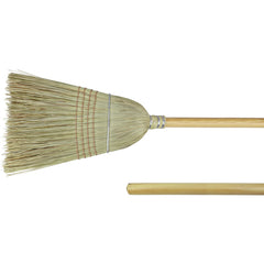 18″ - Corn & Fiber Medium Upright Broom - All Tool & Supply