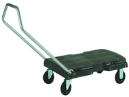 Triple® Trolley, Standard Duty with Handle - 5" dia x 7/8" casters -- Sturdy foam deck - All Tool & Supply