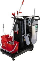 Unger - 35 Gal Plastic Janitor Cart - 22-1/2" Width - All Tool & Supply