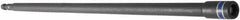 Irwin - 1/4" Magnetic Nutsetter - 1/4" Hex Drive, 12" OAL, 7/16" Socket Nose Diam - All Tool & Supply