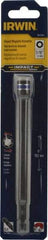 Irwin - 5/16" Magnetic Nutsetter - 1/4" Hex Drive, 6" OAL, 1/2" Socket Nose Diam - All Tool & Supply