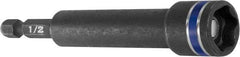 Irwin - 1/2" Magnetic Nutsetter - 1/4" Hex Drive, 4" OAL, 3/4" Socket Nose Diam - All Tool & Supply