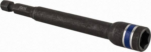 Irwin - 5/16" Magnetic Nutsetter - 1/4" Hex Drive, 4" OAL, 1/2" Socket Nose Diam - All Tool & Supply