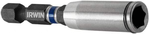 Irwin - 1/4" Drive, Magnetic Holder with C-Ring Screwdriver Bit - 3" OAL - All Tool & Supply