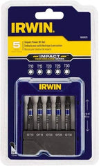 Irwin - 5 Piece, Torx Handle, Power Bit Set - All Tool & Supply