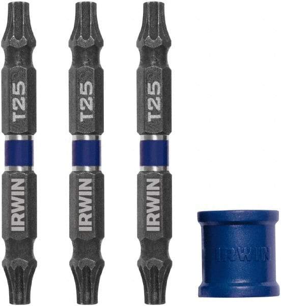 Irwin - 4 Piece, Torx Handle, Double End Bit Set - All Tool & Supply