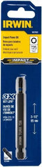 Irwin - T25 Torx Bit - 1/4" Hex Drive, 3-1/2" OAL - All Tool & Supply