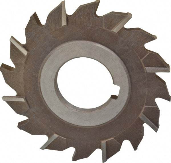 Keo - 3" Diam x 3/16" Width of Cut, 16 Teeth, High Speed Steel Side Milling Cutter - Staggered Teeth, Uncoated - All Tool & Supply