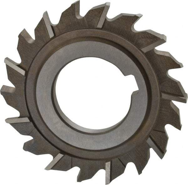 Keo - 3" Diam x 1/4" Width of Cut, 18 Teeth, High Speed Steel Side Milling Cutter - Staggered Teeth, Uncoated - All Tool & Supply