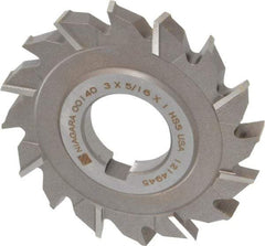 Keo - 3" Diam x 5/16" Width of Cut, 16 Teeth, High Speed Steel Side Milling Cutter - Staggered Teeth, Uncoated - All Tool & Supply