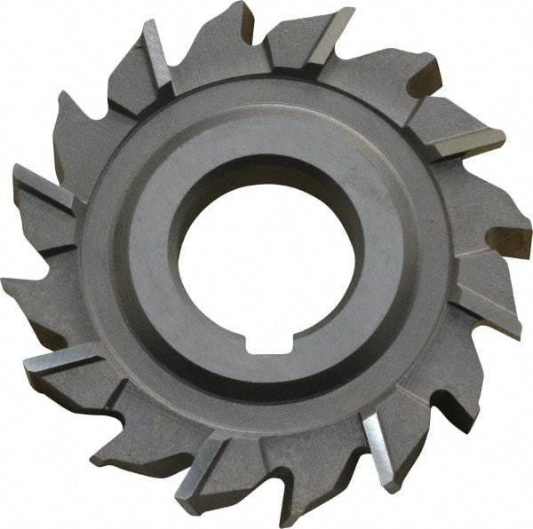 Keo - 3" Diam x 1/2" Width of Cut, 16 Teeth, High Speed Steel Side Milling Cutter - Staggered Teeth, Uncoated - All Tool & Supply