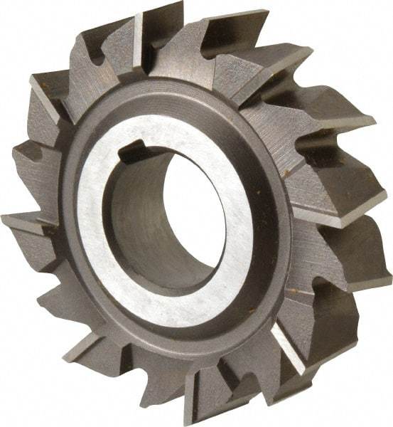 Keo - 3" Diam x 3/4" Width of Cut, 16 Teeth, High Speed Steel Side Milling Cutter - Staggered Teeth, Uncoated - All Tool & Supply