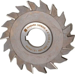 Keo - 4" Diam x 7/32" Width of Cut, 18 Teeth, High Speed Steel Side Milling Cutter - Staggered Teeth, Uncoated - All Tool & Supply