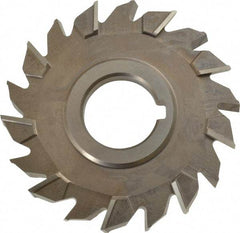 Keo - 4" Diam x 3/8" Width of Cut, 18 Teeth, High Speed Steel Side Milling Cutter - Staggered Teeth, Uncoated - All Tool & Supply