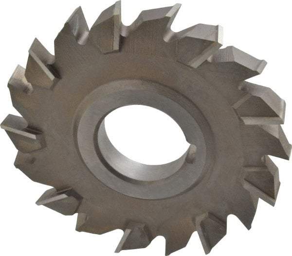 Keo - 4" Diam x 1/2" Width of Cut, 18 Teeth, High Speed Steel Side Milling Cutter - Staggered Teeth, Uncoated - All Tool & Supply