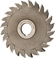 Keo - 5" Diam x 1/4" Width of Cut, 24 Teeth, High Speed Steel Side Milling Cutter - Staggered Teeth, Uncoated - All Tool & Supply