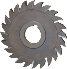 Keo - 5" Diam x 1/4" Width of Cut, 24 Teeth, High Speed Steel Side Milling Cutter - Staggered Teeth, Uncoated - All Tool & Supply