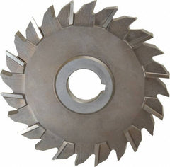 Keo - 5" Diam x 3/8" Width of Cut, 24 Teeth, High Speed Steel Side Milling Cutter - Staggered Teeth, Uncoated - All Tool & Supply