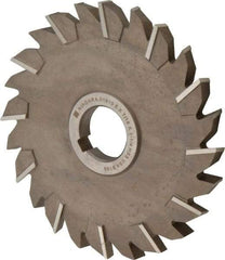 Keo - 6" Diam x 7/16" Width of Cut, 24 Teeth, High Speed Steel Side Milling Cutter - Staggered Teeth, Uncoated - All Tool & Supply