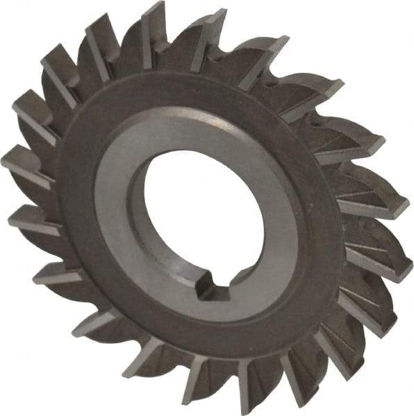 Keo - 3" Diam x 1/4" Width of Cut, 20 Teeth, High Speed Steel Side Milling Cutter - Straight Teeth, Uncoated - All Tool & Supply