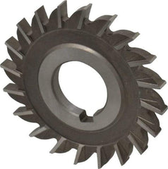 Keo - 3" Diam x 1/4" Width of Cut, 20 Teeth, High Speed Steel Side Milling Cutter - Straight Teeth, Uncoated - All Tool & Supply