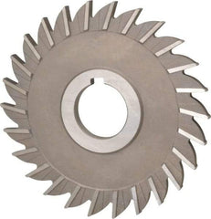 Keo - 5" Diam x 1/4" Width of Cut, 26 Teeth, High Speed Steel Side Milling Cutter - Straight Teeth, Uncoated - All Tool & Supply