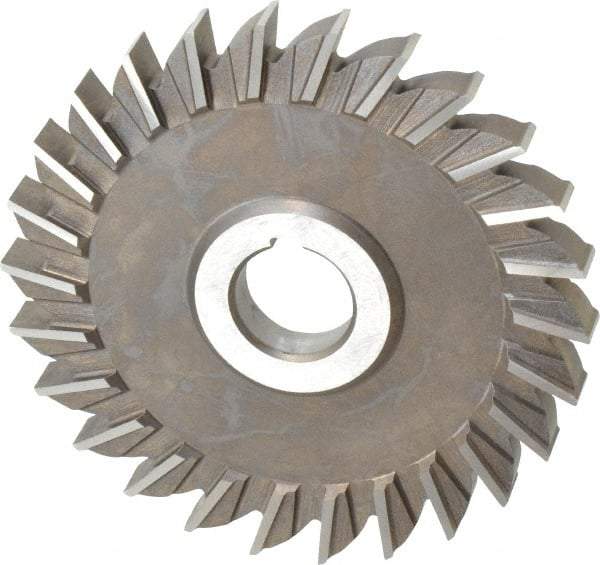 Keo - 5" Diam x 1/2" Width of Cut, 26 Teeth, High Speed Steel Side Milling Cutter - Straight Teeth, Uncoated - All Tool & Supply