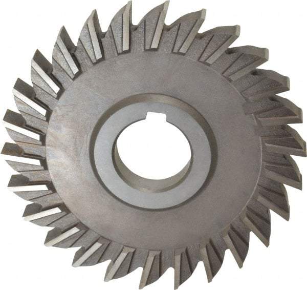 Keo - 5" Diam x 1/2" Width of Cut, 26 Teeth, High Speed Steel Side Milling Cutter - Straight Teeth, Uncoated - All Tool & Supply