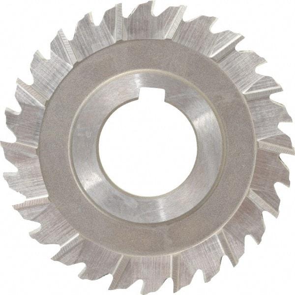 Keo - 3" Blade Diam x 3/16" Blade Thickness, 1" Hole, 28 Teeth, High Speed Steel Side Chip Saw - Staggered Tooth, Arbor Connection, Right Hand Cut, Uncoated - All Tool & Supply