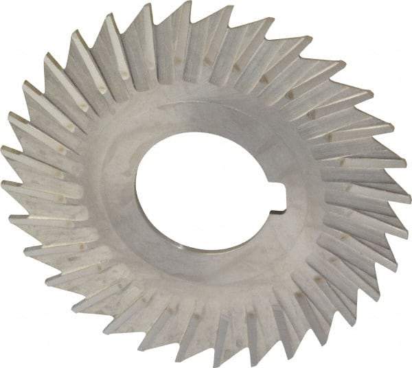 Keo - 3" Blade Diam x 1/16" Blade Thickness, 1" Hole, 32 Teeth, High Speed Steel Side Chip Saw - Straight Tooth, Arbor Connection, Right Hand Cut, Uncoated, with Keyway - All Tool & Supply