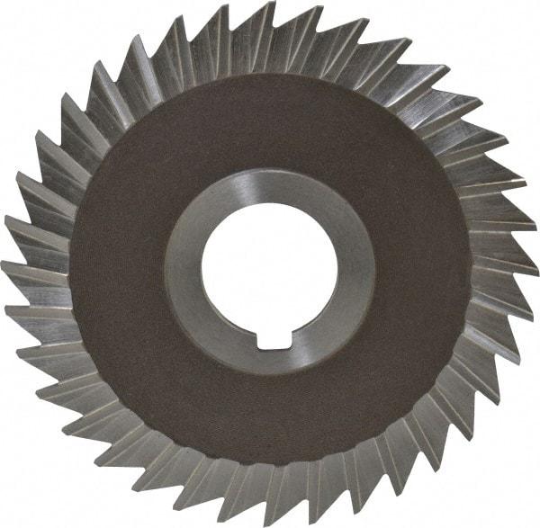 Keo - 4" Blade Diam x 3/32" Blade Thickness, 1" Hole, 36 Teeth, High Speed Steel Side Chip Saw - Straight Tooth, Arbor Connection, Right Hand Cut, Uncoated, with Keyway - All Tool & Supply