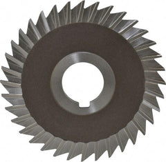 Keo - 4" Blade Diam x 3/32" Blade Thickness, 1" Hole, 36 Teeth, High Speed Steel Side Chip Saw - Straight Tooth, Arbor Connection, Right Hand Cut, Uncoated, with Keyway - All Tool & Supply