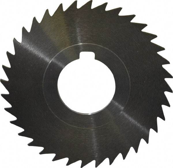 Keo - 3" Diam x 1/16" Blade Thickness x 1" Arbor Hole Diam, 36 Tooth Slitting and Slotting Saw - Arbor Connection, Right Hand, Uncoated, High Speed Steel, 10° Rake, Concave Ground - All Tool & Supply