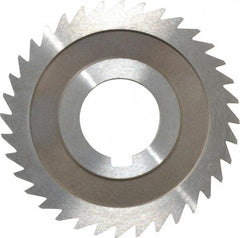 Keo - 3" Diam x 3/32" Blade Thickness x 1" Arbor Hole Diam, 36 Tooth Slitting and Slotting Saw - Arbor Connection, Right Hand, Uncoated, High Speed Steel, 10° Rake, Concave Ground - All Tool & Supply