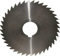 Keo - 4" Diam x 3/64" Blade Thickness x 1" Arbor Hole Diam, 40 Tooth Slitting and Slotting Saw - Arbor Connection, Right Hand, Uncoated, High Speed Steel, Concave Ground, Contains Keyway - All Tool & Supply