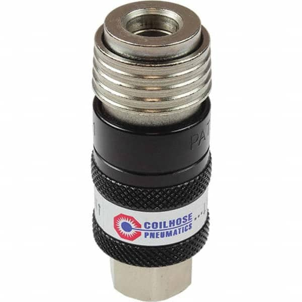 Coilhose Pneumatics - Pneumatic Hose Fittings & Couplings Type: Safety Coupler Thread Size: 0.25 - All Tool & Supply