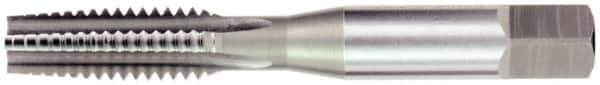 OSG - M36x4.00 Metric Coarse 6H 4 Flute Bright Finish High Speed Steel Straight Flute Standard Hand Tap - Taper, Right Hand Thread, 6-1/16" OAL, 3" Thread Length, D9 Limit, Oversize - Exact Industrial Supply