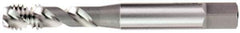 OSG - M3x0.50 Metric Coarse 3 Flute 6H Modified Bottoming Spiral Flute Tap - Vanadium High Speed Steel, Nitride Finish, 1-15/16" OAL, Right Hand Flute, Right Hand Thread, D3, Series 13119 - All Tool & Supply