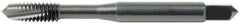 OSG - #10-24 UNC 2 Flute H3 Oxide Finish High Speed Steel Spiral Point Extension Tap - Plug Chamfer, 6" OAL, 7/8" Thread Length, 2B Class of Fit, Series 917 - Exact Industrial Supply