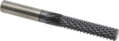 Onsrud - 3/8" Diam, 1-5/8" LOC, Plain End, Solid Carbide Diamond Pattern Router Bit - Right Hand Cut, 3-1/2" OAL, 3/8" Shank Diam, Use on Composites - All Tool & Supply