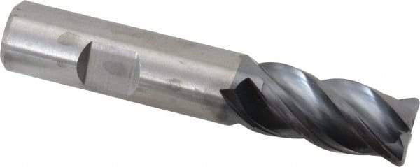 Kennametal - 5/8", 4 Flute, Solid Carbide, 0.06" Corner Radius End Mill - 3-1/2" OAL, 1-1/4" LOC - All Tool & Supply