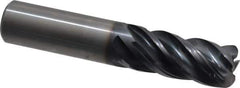 Kennametal - 3/4", 5 Flute, Solid Carbide, 0.12" Corner Radius End Mill - 4" OAL, 1-1/2" LOC - All Tool & Supply