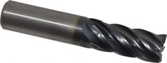 Kennametal - 3/4", 5 Flute, Solid Carbide, 0.03" Corner Radius End Mill - 4" OAL, 1-1/2" LOC - All Tool & Supply