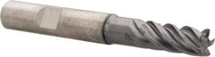 Kennametal - 7mm, 5 Flute, Solid Carbide, 0.4mm Corner Radius End Mill - 63mm OAL, 16mm LOC - All Tool & Supply