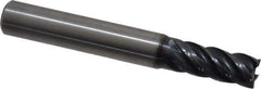 Kennametal - 9mm, 5 Flute, Solid Carbide, 0.5mm Corner Radius End Mill - 72mm OAL, 19mm LOC - All Tool & Supply